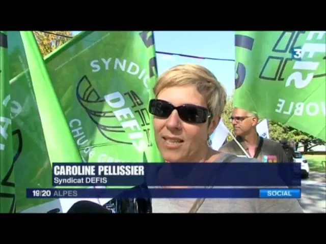 Vidéo : Grève 10 Octobre 2017 - Reportage France 3 19 20 Alpes