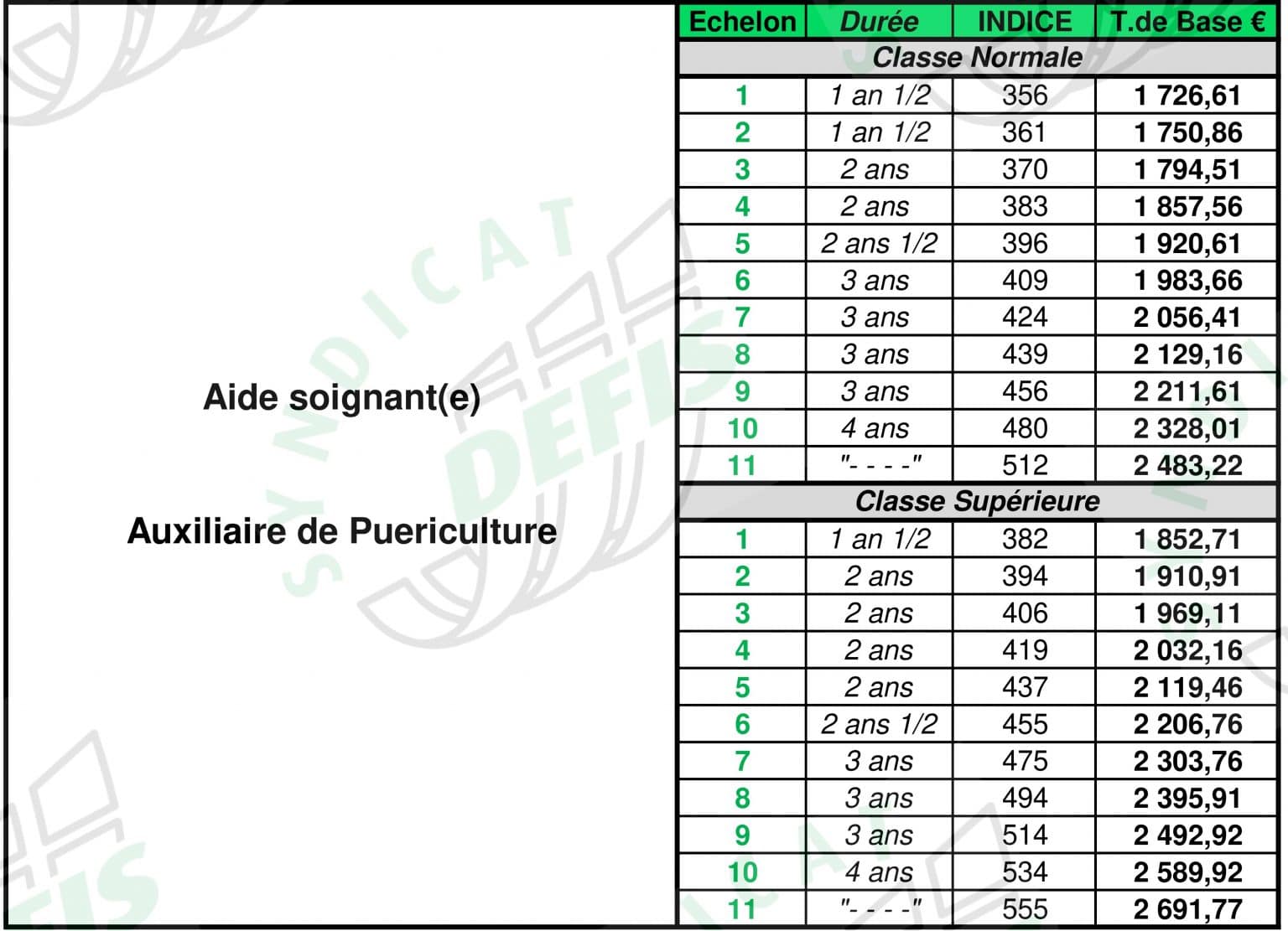 Aide Soignant Syndicat DEFIS